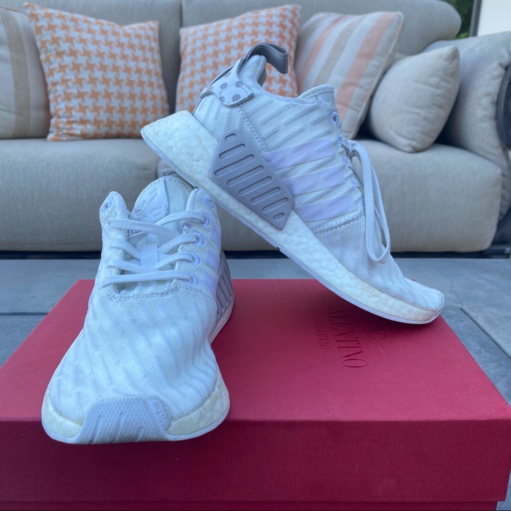 *RARE* Adidas Women's NMD_R2 PK "Vintage White" Sneakers